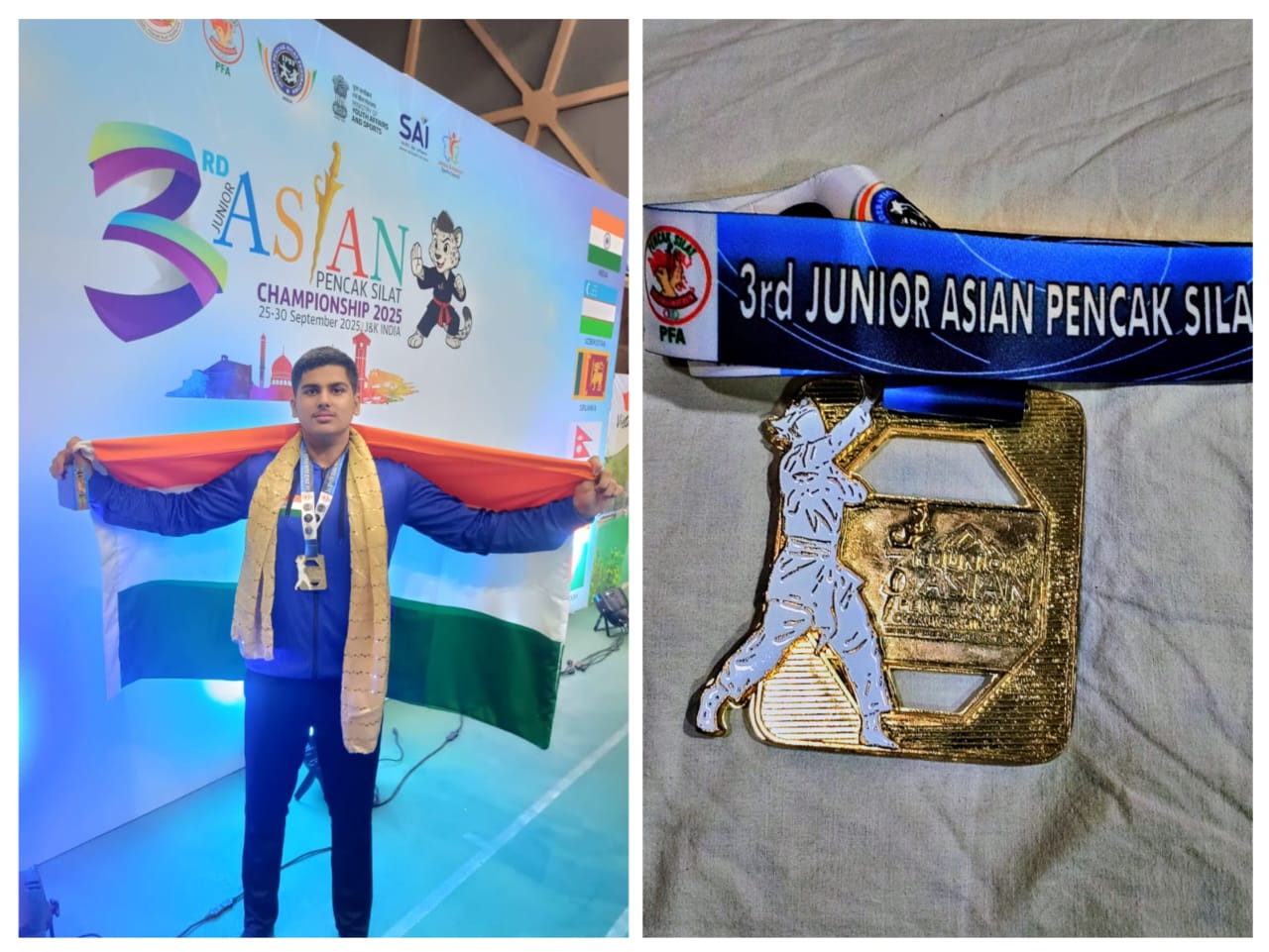 Jammu’s Rigved excels in Asian Pencak Silat 